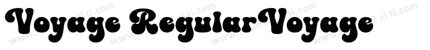 Voyage RegularVoyage字体转换